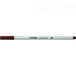 CANETA PEN BRUSH MARROM 568/45 STABILO