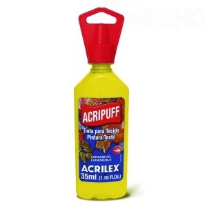 TINTA TECIDO ACRIPUFF 35ML AMARELO OURO