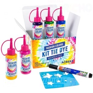 KIT TIE DYE AQUARELA SILK