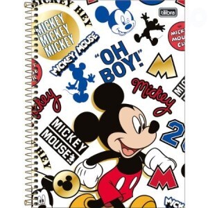 CADERNO 10 MATERIA MICKEY 160FOLHAS